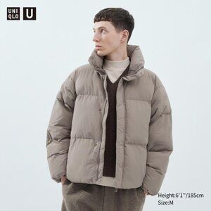 Uniqlo U Padded Volume Jacket Unisex XS Natural